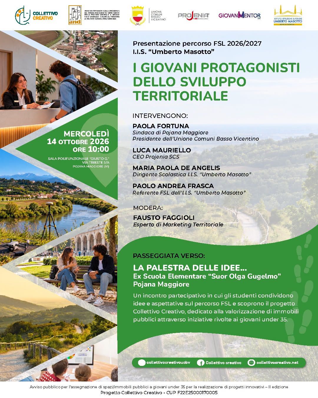Giovani protagonisti dello sviluppo territoriale